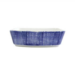 Liven up your home with the playful designs from the "Santorini" collection by Vietri. This elegantly patterned serveware shines in assorted blue and white patterns inspired by the beautiful mosaic tiles found in the Greek Isles. Dishwasher safe. Rectangular baker measures 13 3/4"L x 9 1/4"W. Square baker measures 9"L x 9"W. Item(s) are safely and securely packaged. 