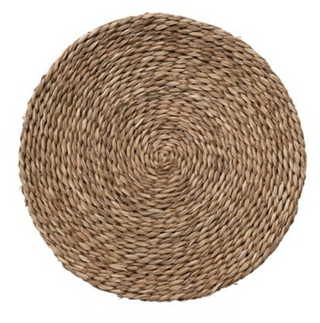 These hand-woven, seagrass placemats make a lovely natural backdrop for your freshest, healthiest meals.  13 3/4"