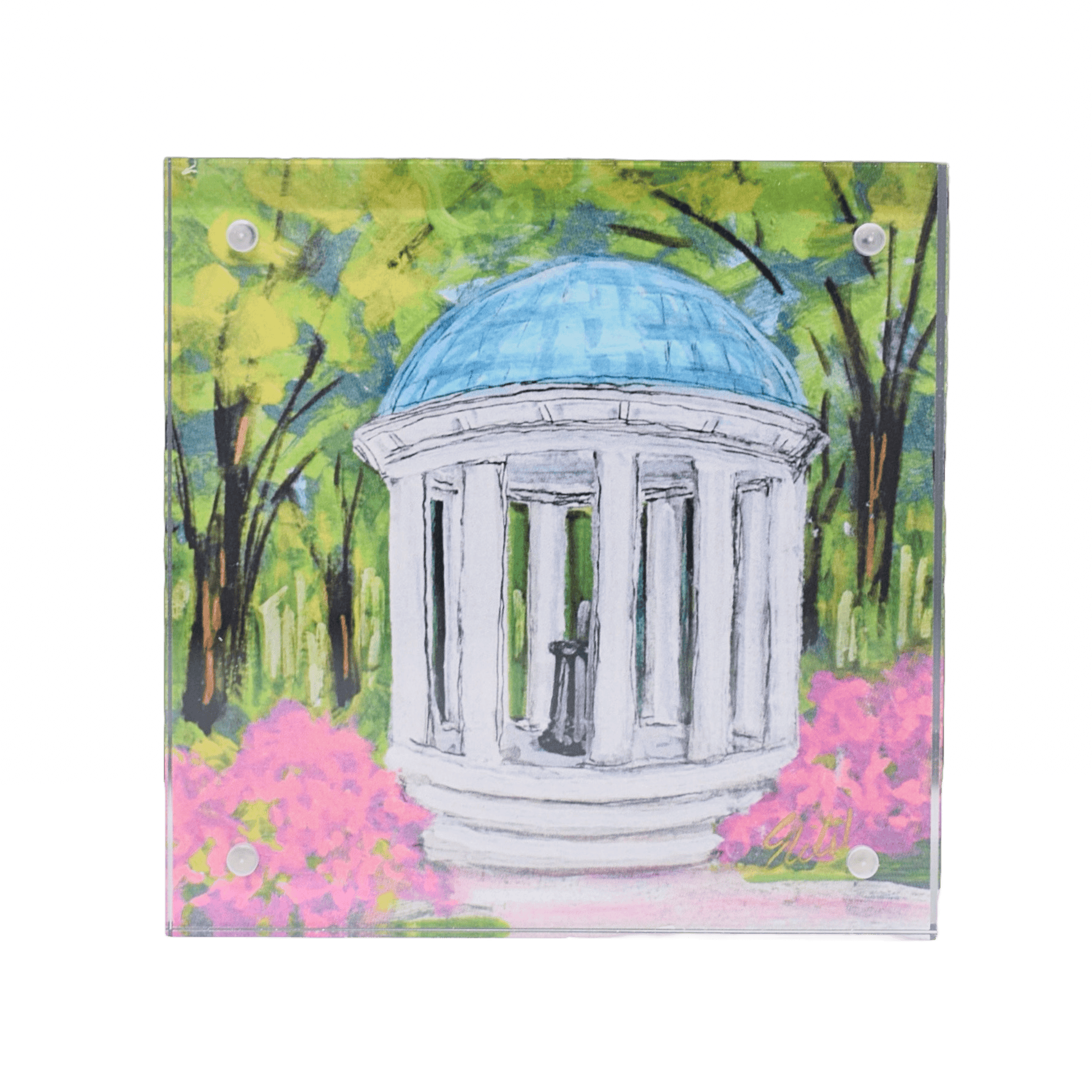 Landmark Block UNC Landmark Acrylic Block - 4x4