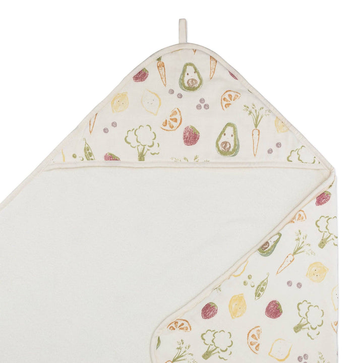 Clementine Hooded Baby Bath Towel & Washcloth Set
