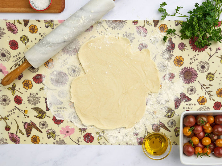 Bees Wrap Reusable Beeswax Food Wrap Roll - Meadow Magic