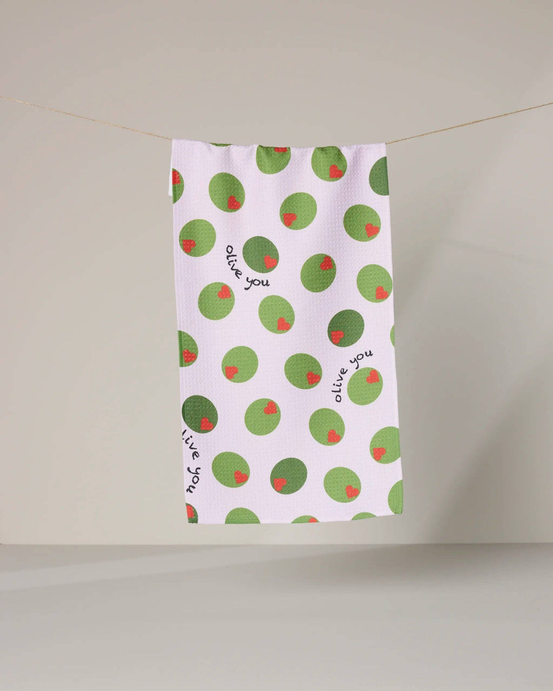 Olive You Bar Towel