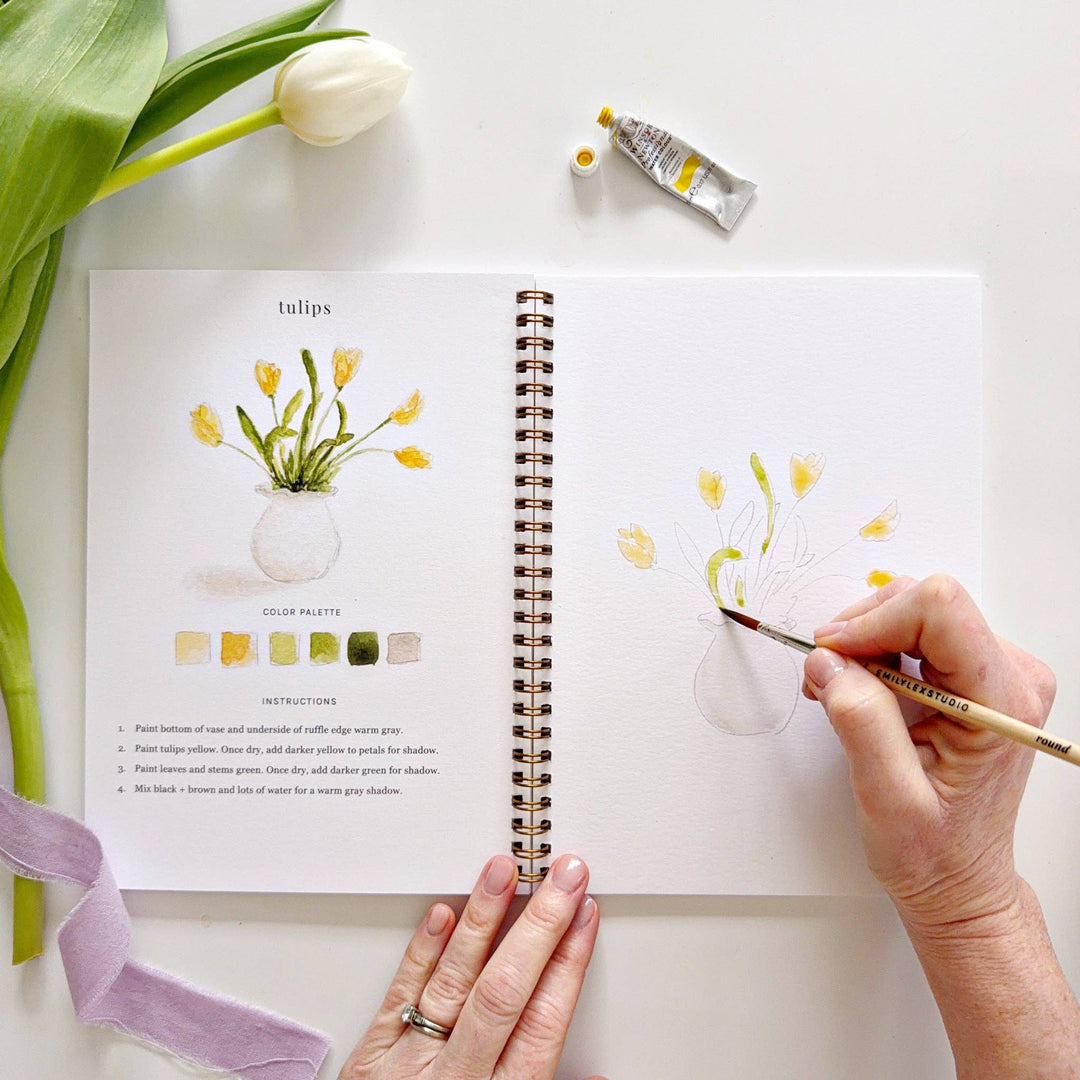 Spring Watercolor Notebook