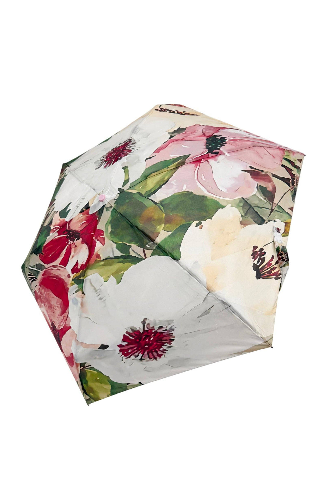 Floral Bloom Print Umbrella with Travel Case