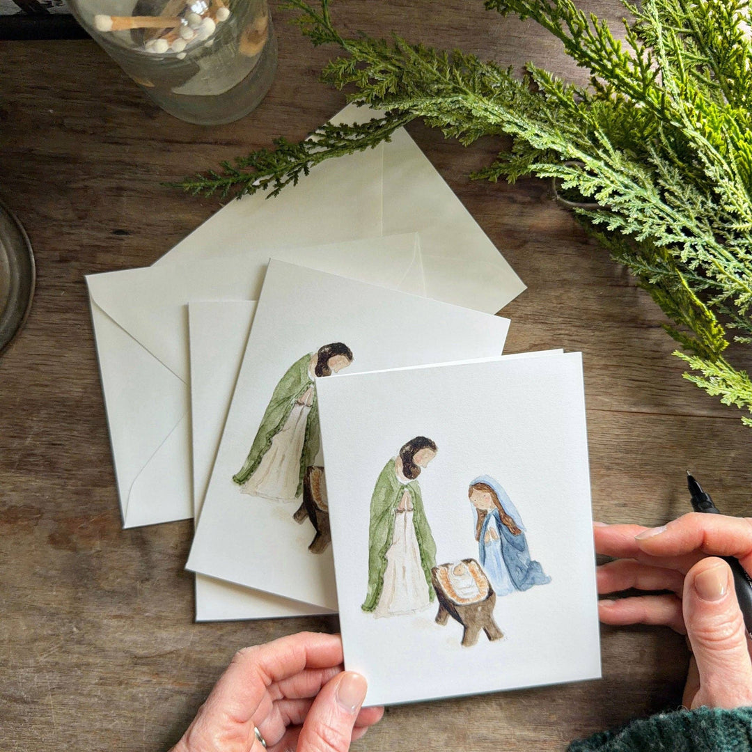 Holy family notecard set