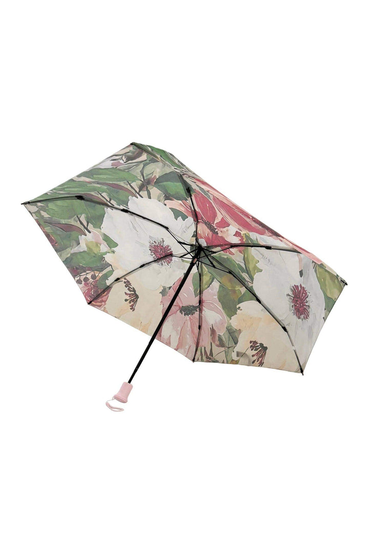 Floral Bloom Print Umbrella with Travel Case