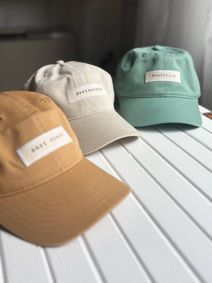 Hand Stamped New Bern Baseball Cap