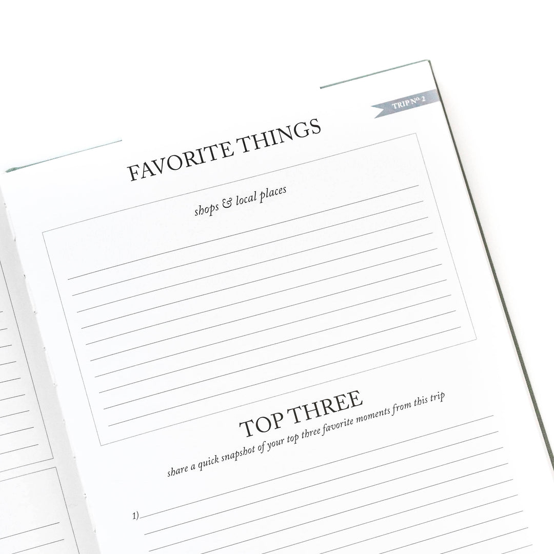Travel Journal | Adventure Keepsake | Trip Adventure Book