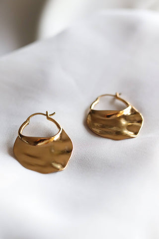 Austin Earrings - Stainless Steel - Gold plated Earrings