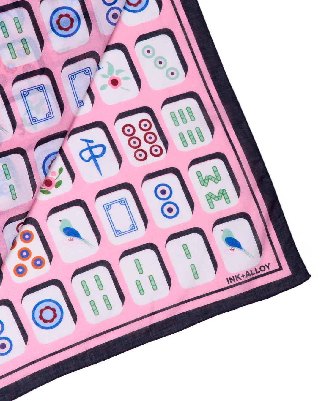 Mahjong Print Scarf