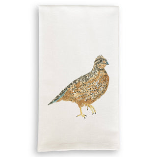 Brown Quail Tea Towel