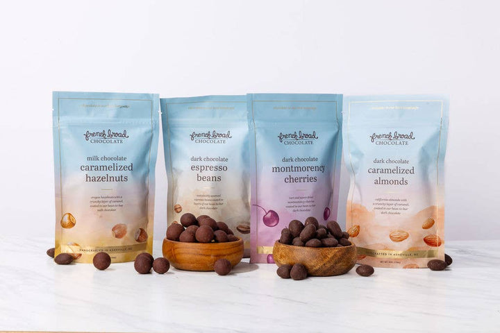 Dark Chocolate-Covered Caramelized Almonds - 6oz