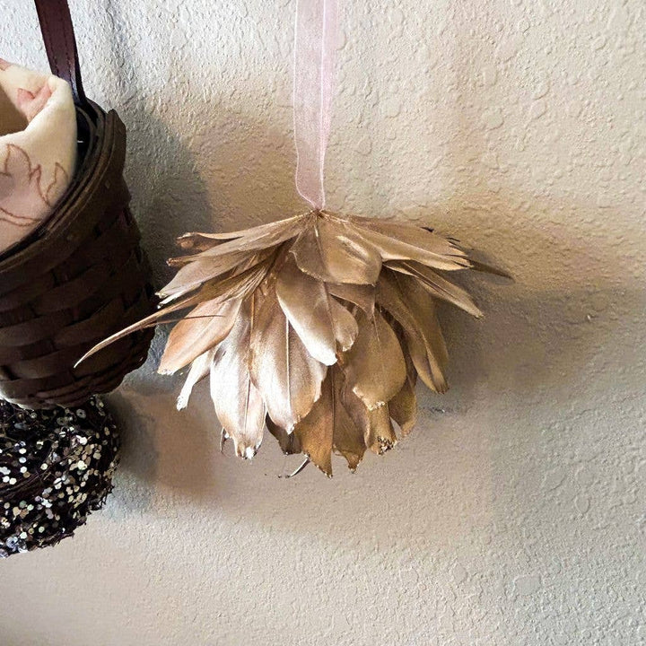 Metallic Gold Christmas Ornament