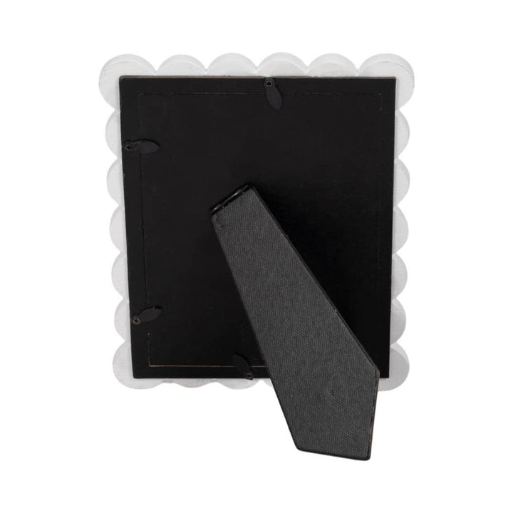 White Scallop Photo Frame