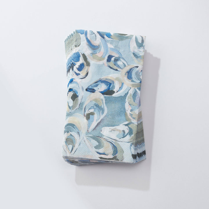 Kim Hovell Atlantic Reef artwork on disposable paper guest towels.