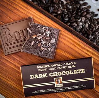 Bourbon Smoked Cacao & Barrel Aged Coffee Bean Dark Chocolate