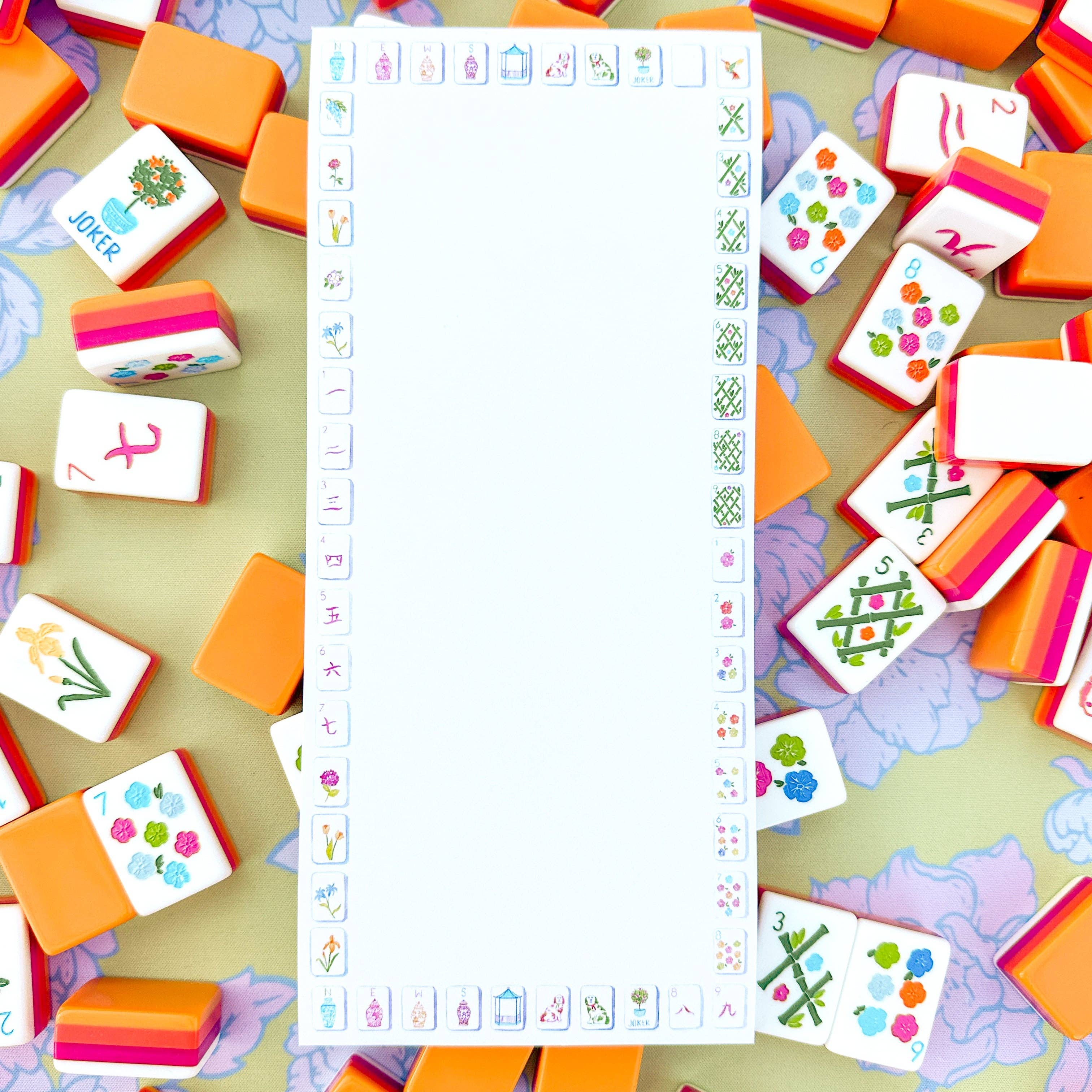 Mahjong Notepad | Stylish Mahjong Score Pad Gift