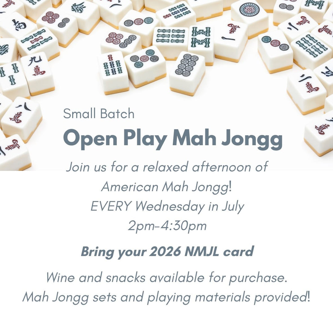Open Play Mah Jongg - July Edition