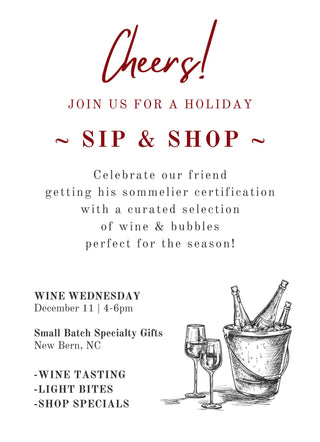 Holiday Sip & Shop