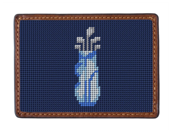 Anne Neilsen + Smathers & Branson Needlepoint Credit Card Wallet