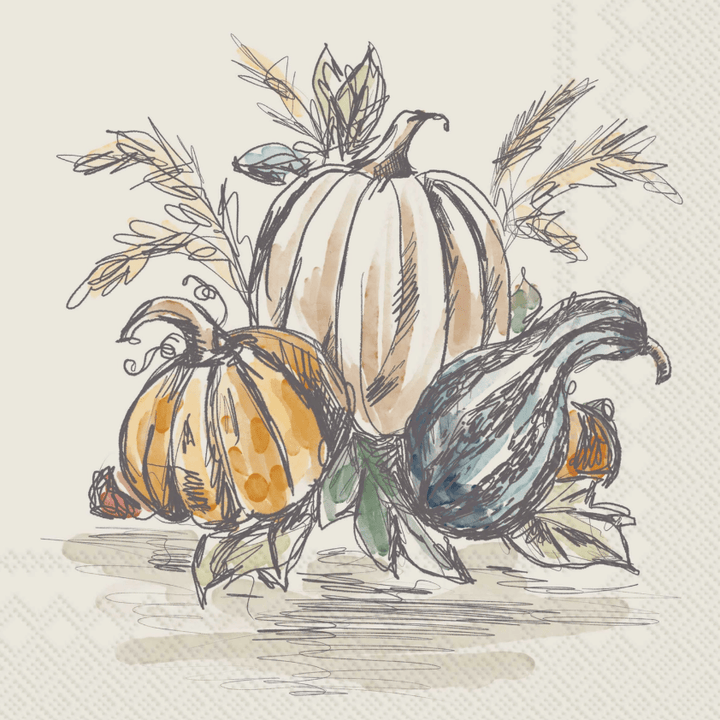 Fall Cocktail Napkins
