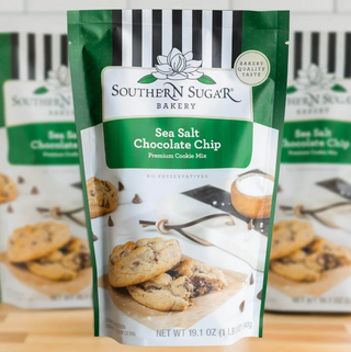 The Sea-Salt Chocolate Chip cookie that you have come to love over the years is now available for you to bake in the comfort of your own home- anytime! Simply add one egg and one stick of butter to this prepackaged dry cookie mix and enjoy the best chocolate chip cookies around! From our hearts to your kitchen, let's share the cookie love!    