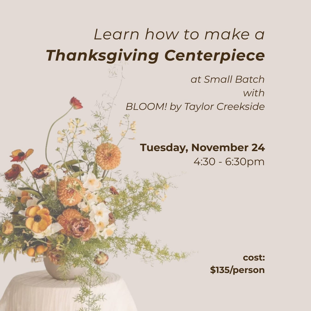 Thanksgiving Centerpiece Class