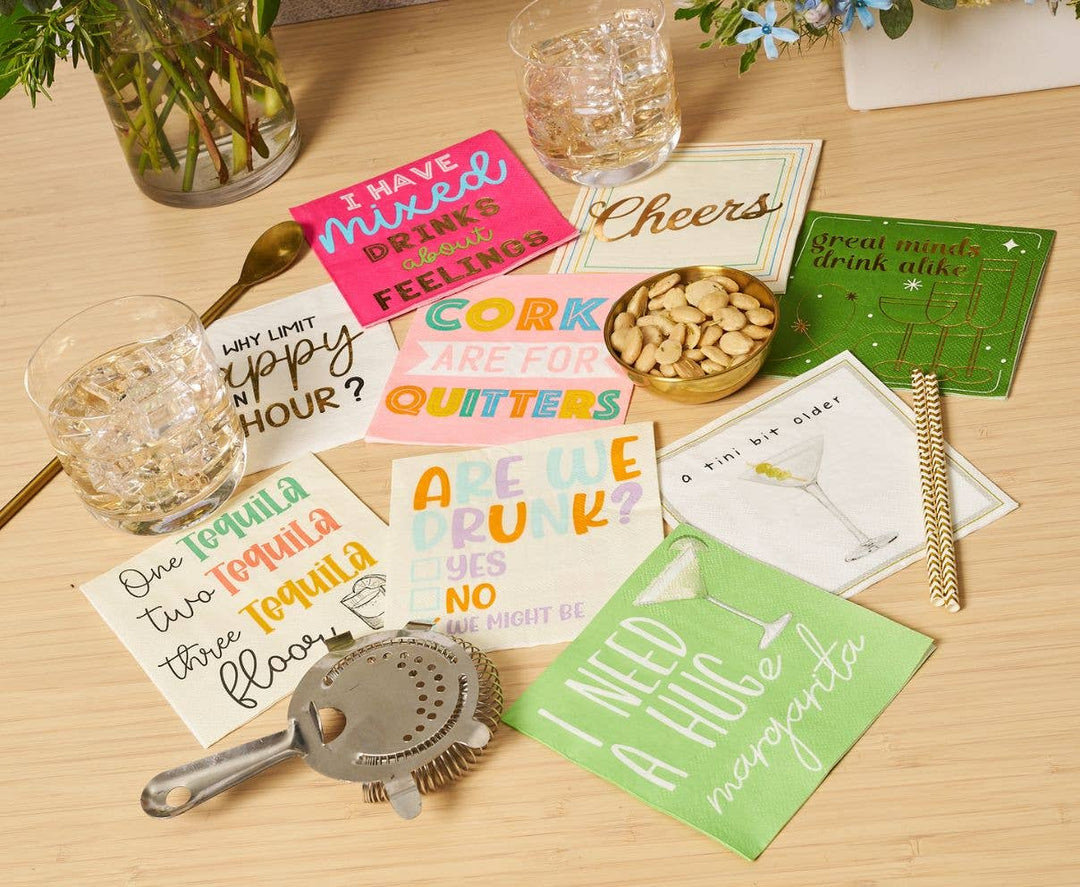'A Tini Bit Older' Cocktail Napkins