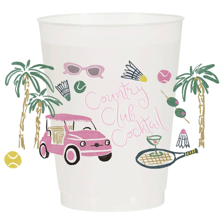 Sip Hip Hooray Frosted Cups