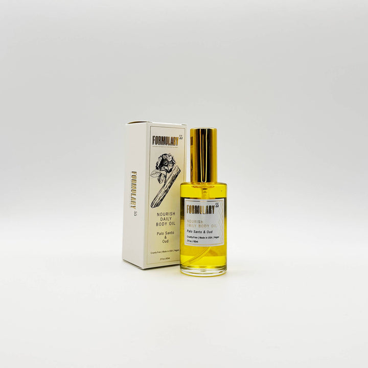Nourish Daily Body Oil - Palo Santo & Oud 2oz
