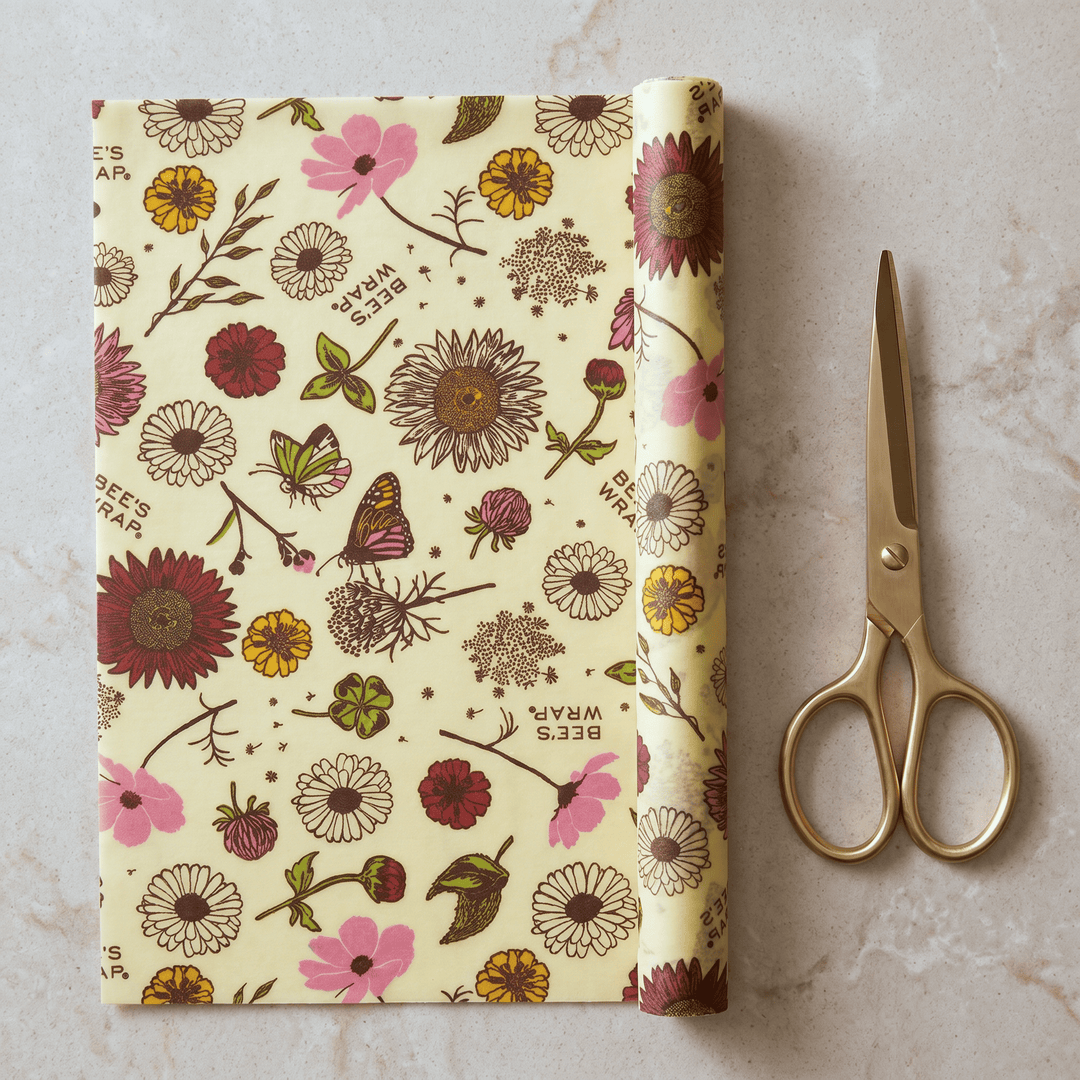 Bees Wrap Reusable Beeswax Food Wrap Roll - Meadow Magic