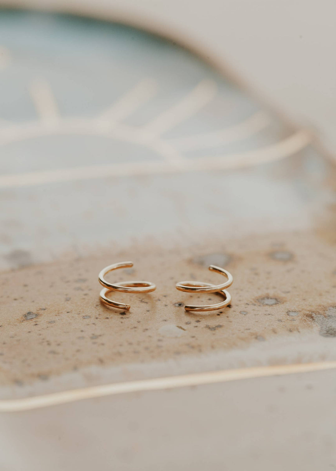 Tiny Twist Earrings | 14kt Gold Fill + Sterling Silver