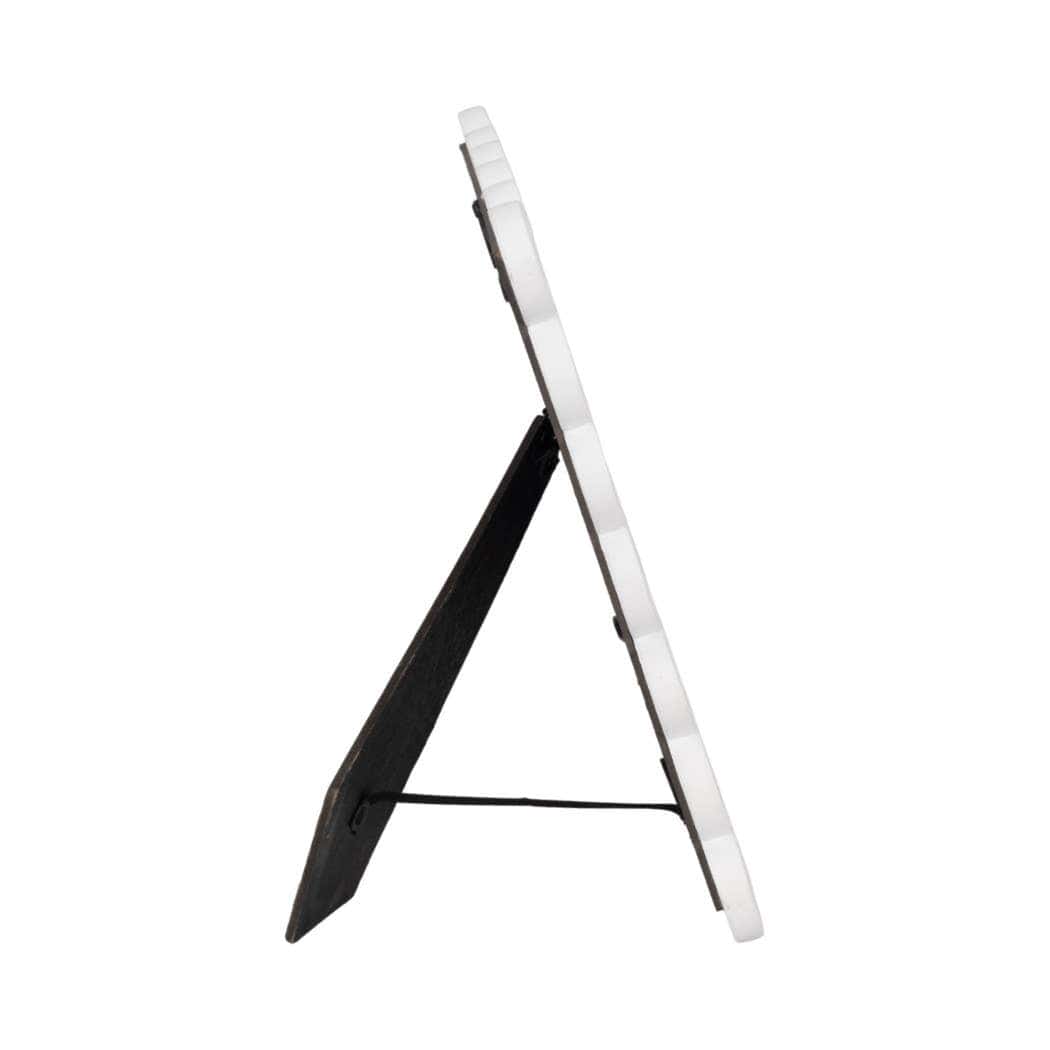 White Scallop Photo Frame