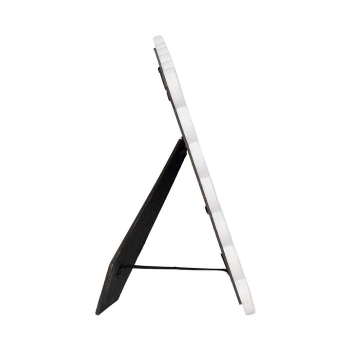 White Scallop Photo Frame