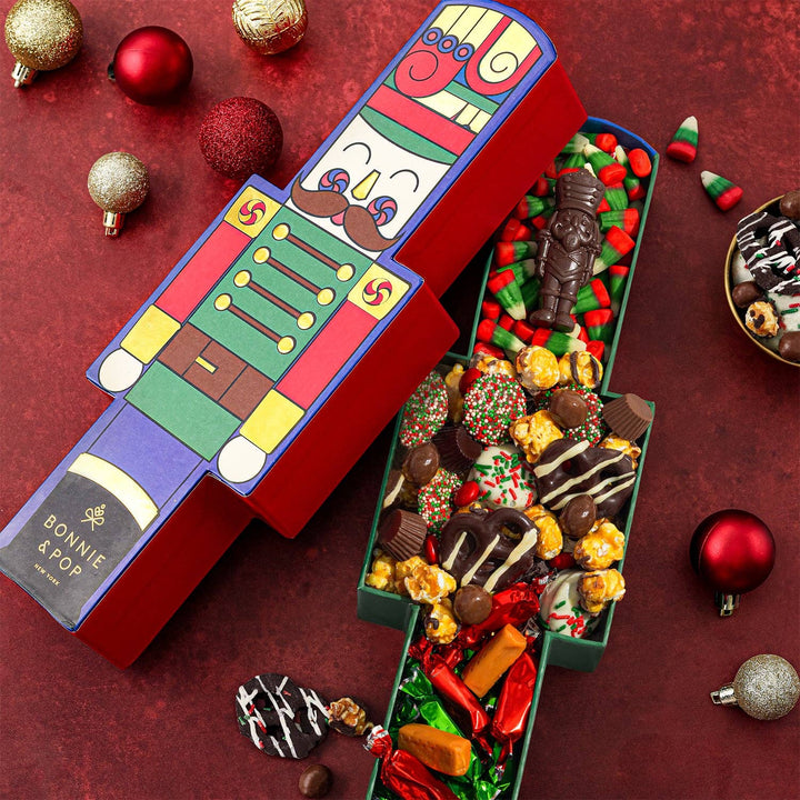 Christmas Gift Basket – Festive Soldier Box with Holiday Candy & Chocolate Assortment