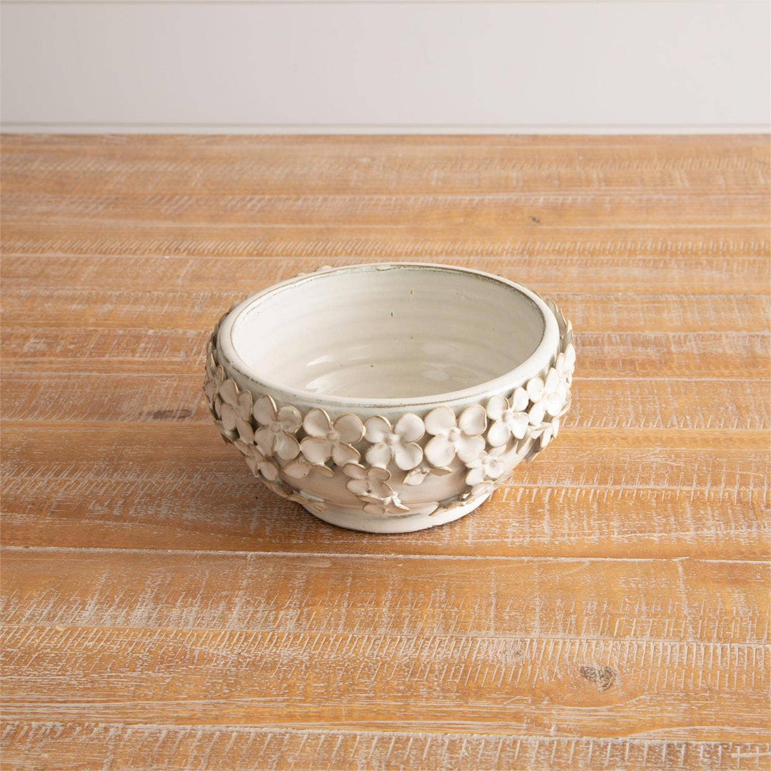 Bowl With 3D Sculpted Florals