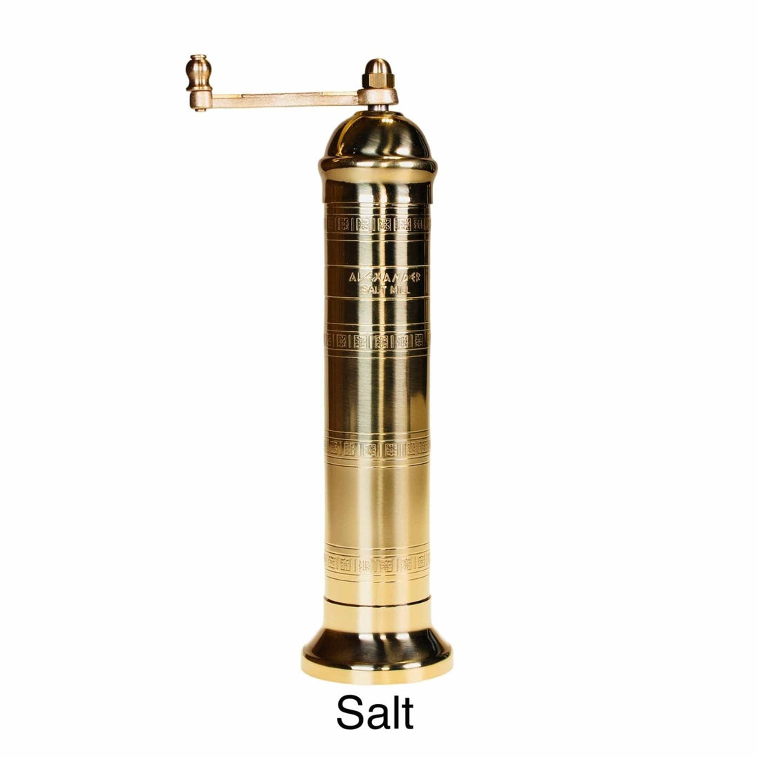 Brass Salt & Pepper Mills, S/2 - Small Batch Specialty Gifts