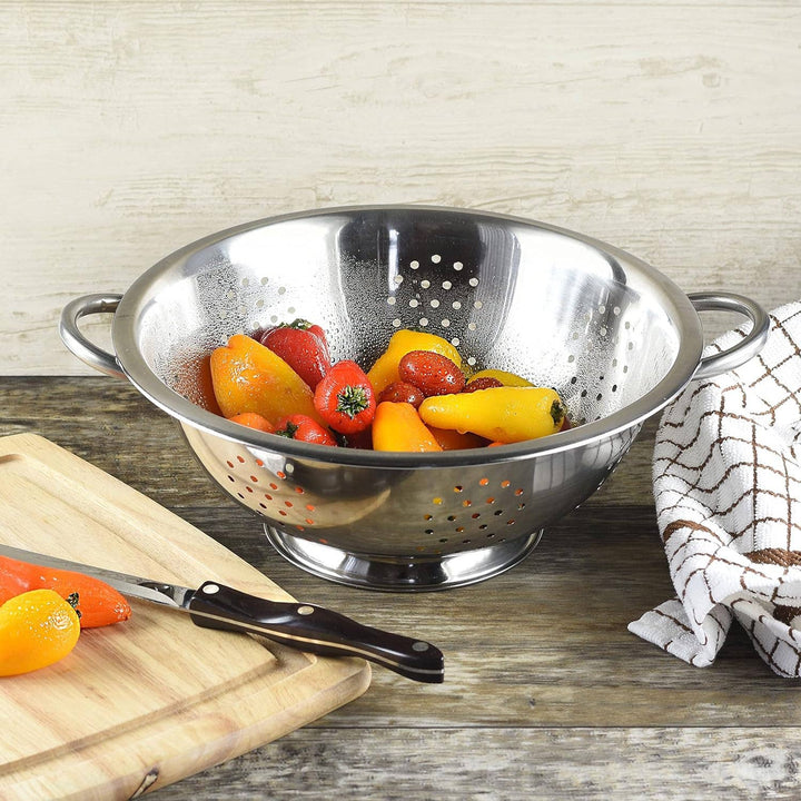 Stainless Steel Colander with Handles-Small Batch Specialty Gifts