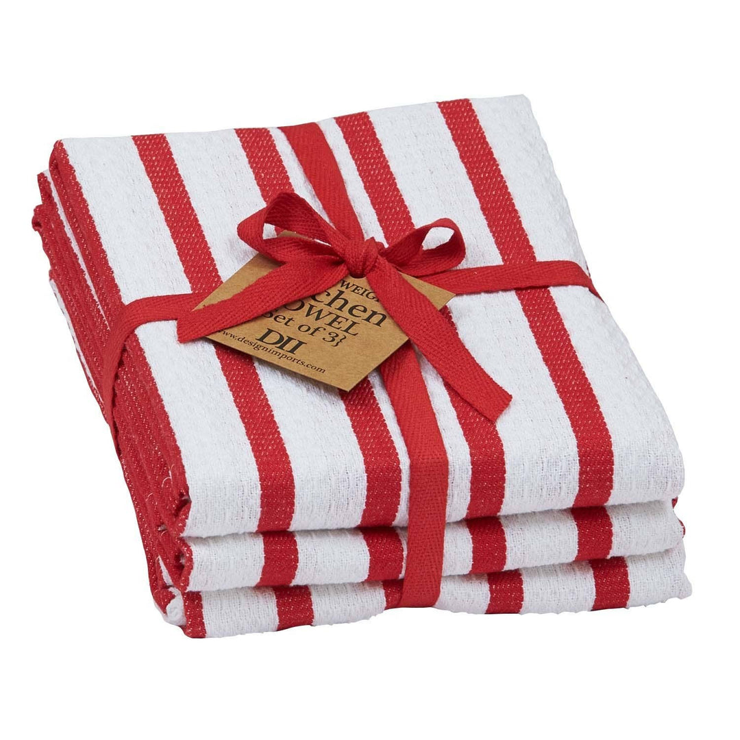 Tango Stripe Heavyweight Dishtowel Set of 3