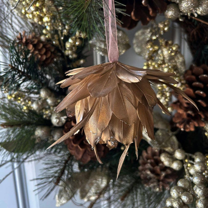 Metallic Gold Christmas Ornament