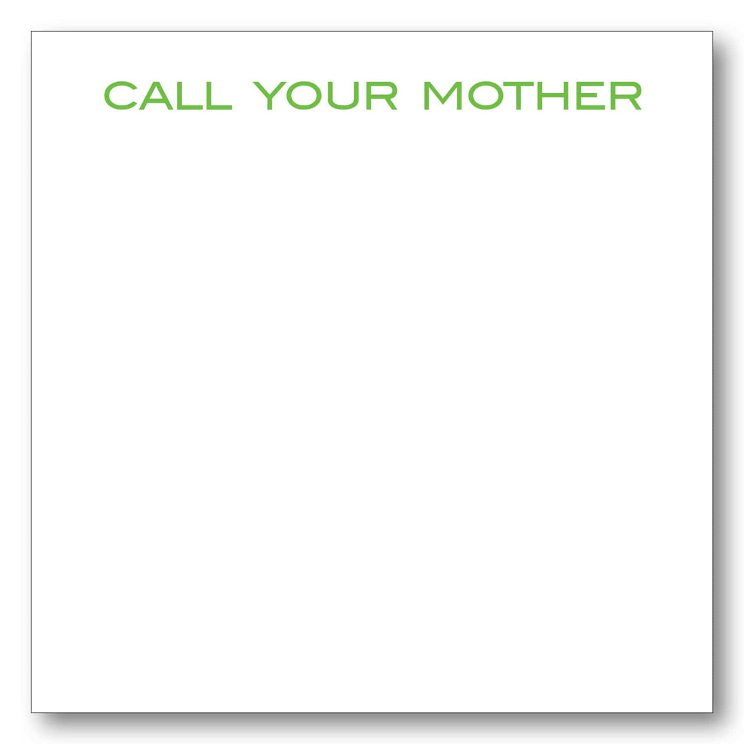 Call Your Mother Note Block - Small Batch Specialty Gifts