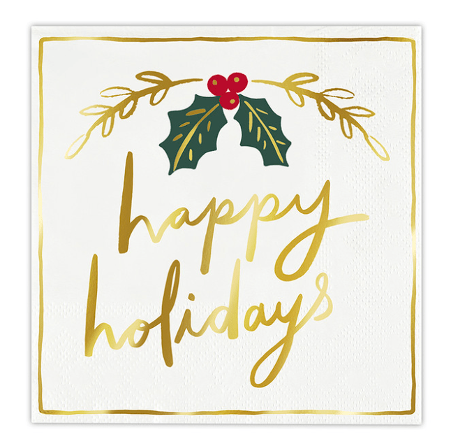 Ceramic Napkin Tray & Napkins