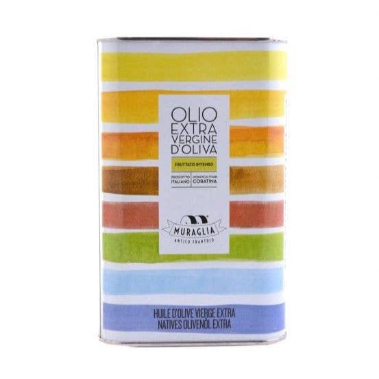 Coratina Extra Virgin Olive Oil Tin by Frantoio Muraglia - Small Batch Specialty Gifts