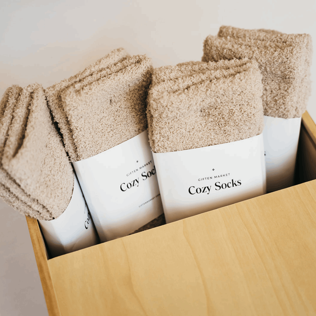 Cozy Cloud Socks - Ivory - Small Batch Specialty Gifts