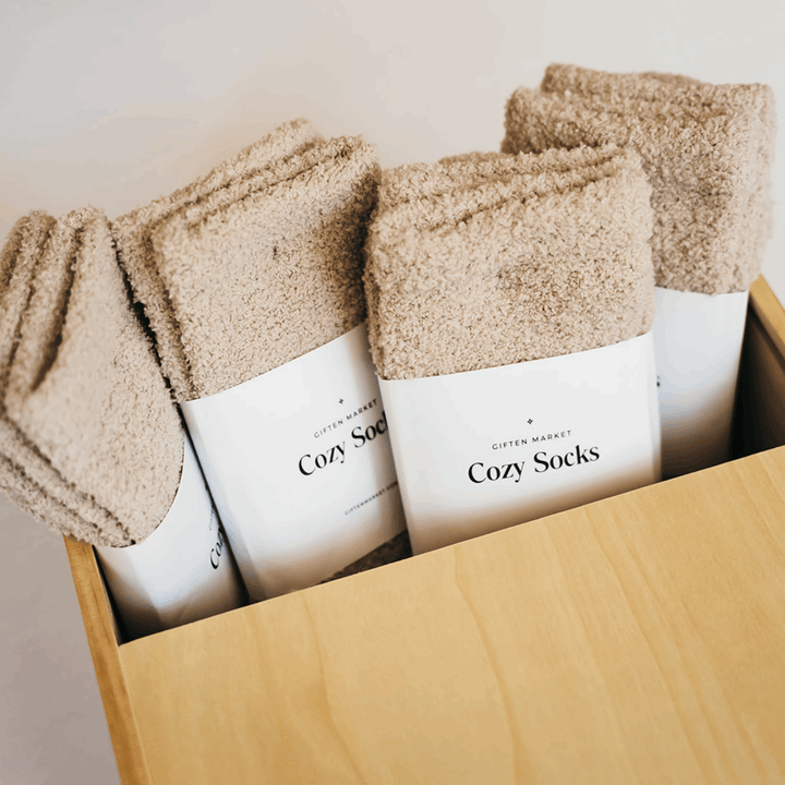 Cozy Cloud Socks - Ivory - Small Batch Specialty Gifts