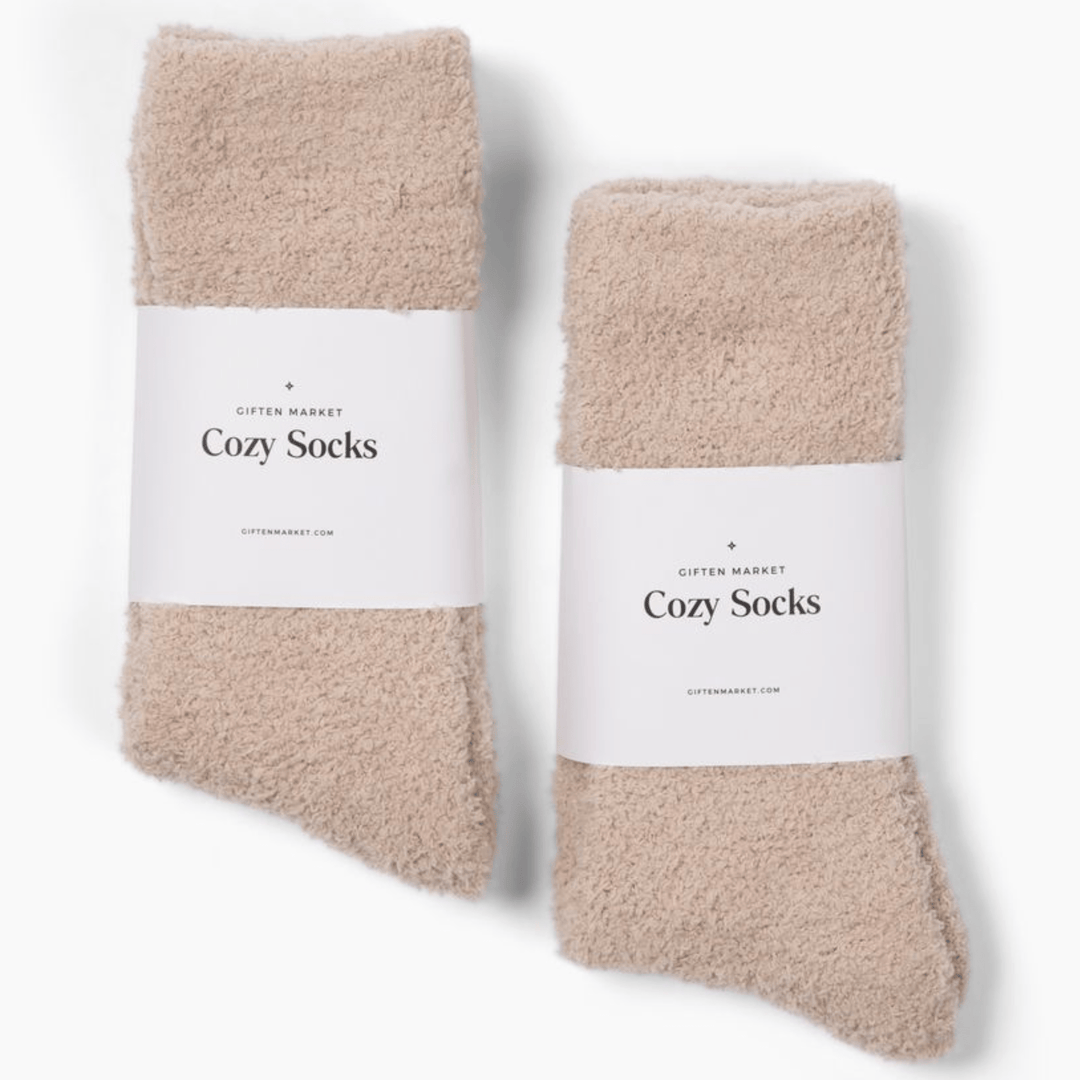 Cozy Cloud Socks - Ivory - Small Batch Specialty Gifts