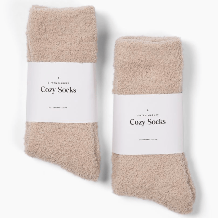 Cozy Cloud Socks - Ivory - Small Batch Specialty Gifts