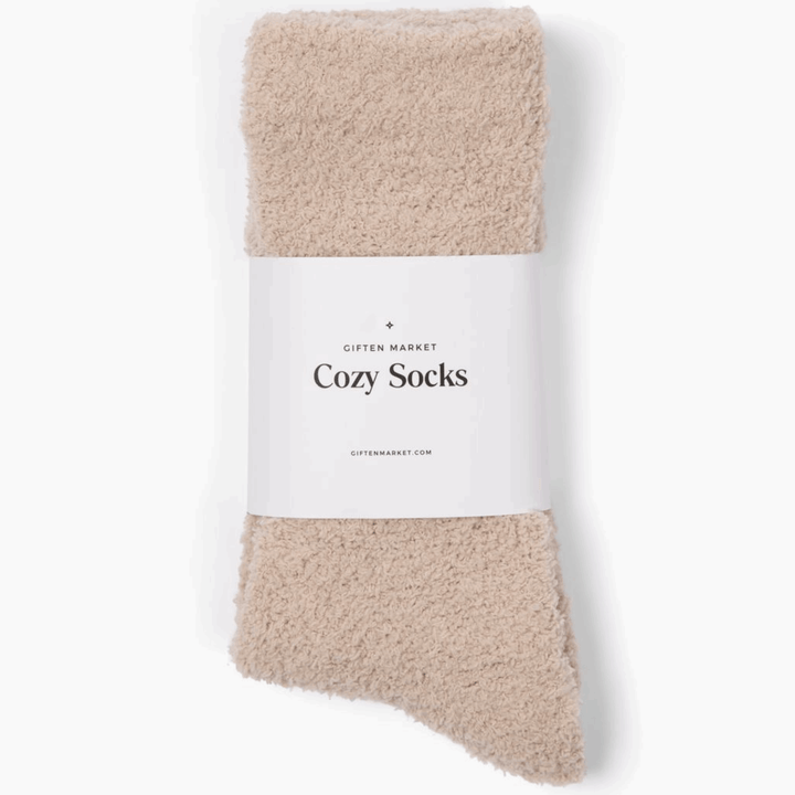 Cozy Cloud Socks - Ivory - Small Batch Specialty Gifts
