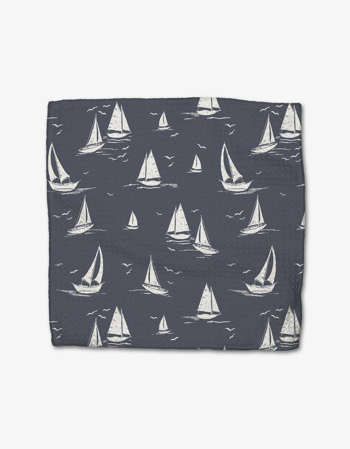 Geometry Coastal Day Dishcloth Set-Small Batch Specialty Gifts