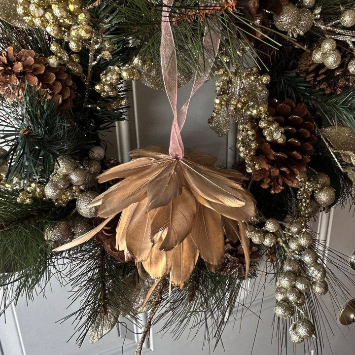 Metallic Gold Christmas Ornament